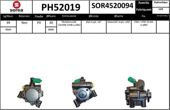 SNRA PH52019 - Hidraulična pumpa, upravljanje www.molydon.hr