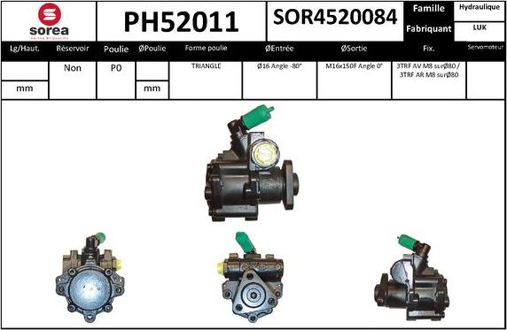 SNRA PH52011 - Hidraulična pumpa, upravljanje www.molydon.hr