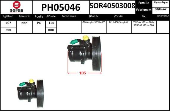 SNRA PH05046 - Hidraulična pumpa, upravljanje www.molydon.hr