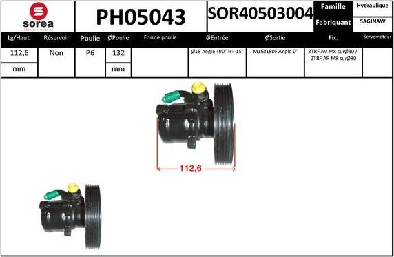 SNRA PH05043 - Hidraulična pumpa, upravljanje www.molydon.hr