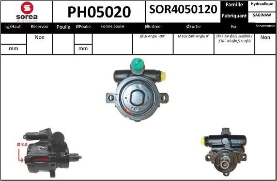 SNRA PH05020 - Hidraulična pumpa, upravljanje www.molydon.hr