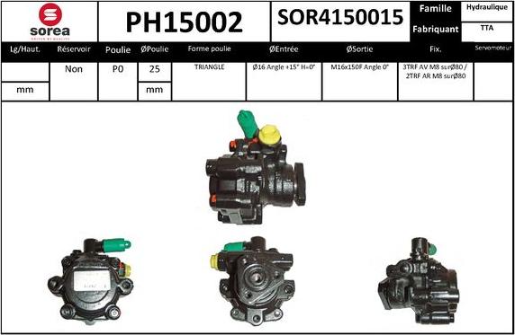 SNRA PH15002 - Hidraulična pumpa, upravljanje www.molydon.hr