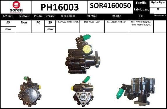 SNRA PH16003 - Hidraulična pumpa, upravljanje www.molydon.hr