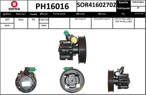 SNRA PH16016 - Hidraulična pumpa, upravljanje www.molydon.hr