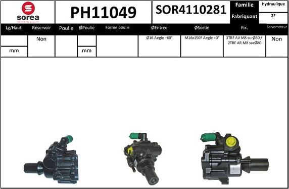 SNRA PH11049 - Hidraulična pumpa, upravljanje www.molydon.hr