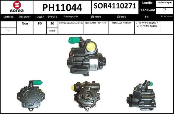 SNRA PH11044 - Hidraulična pumpa, upravljanje www.molydon.hr