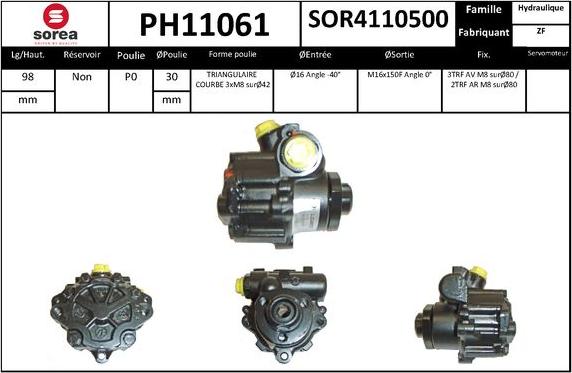 SNRA PH11061 - Hidraulična pumpa, upravljanje www.molydon.hr