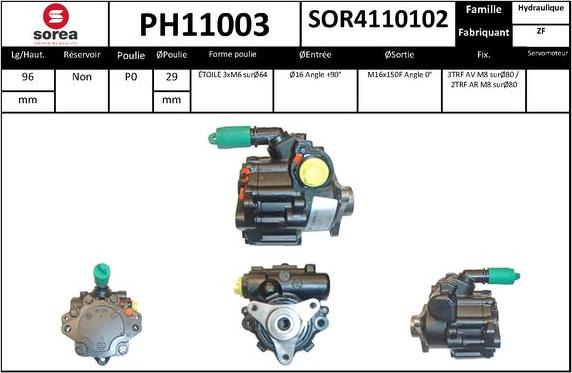 SNRA PH11003 - Hidraulična pumpa, upravljanje www.molydon.hr