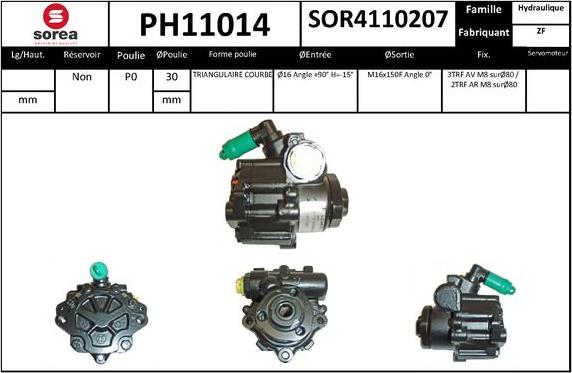 SNRA PH11014 - Hidraulična pumpa, upravljanje www.molydon.hr