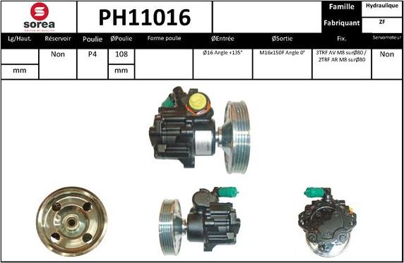 SNRA PH11016 - Hidraulična pumpa, upravljanje www.molydon.hr