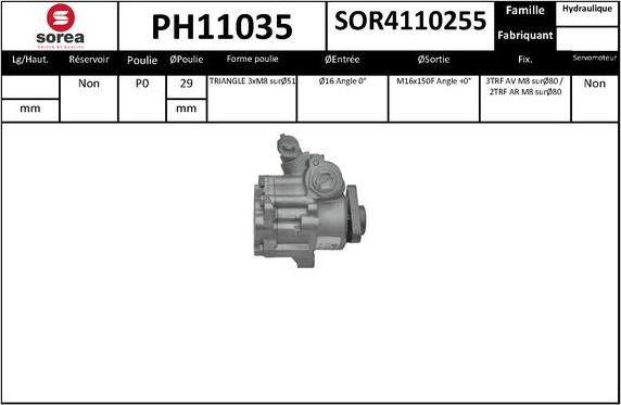 SNRA PH11035 - Hidraulična pumpa, upravljanje www.molydon.hr