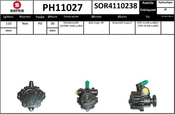 SNRA PH11027 - Hidraulična pumpa, upravljanje www.molydon.hr