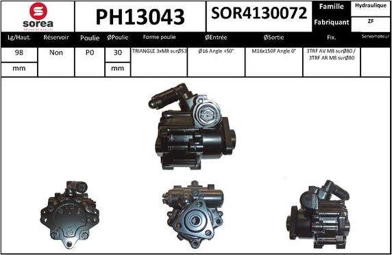 SNRA PH13043 - Hidraulična pumpa, upravljanje www.molydon.hr