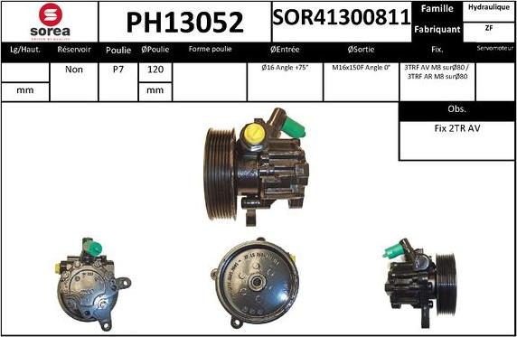 SNRA PH13052 - Hidraulična pumpa, upravljanje www.molydon.hr