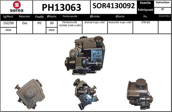 SNRA PH13063 - Hidraulična pumpa, upravljanje www.molydon.hr