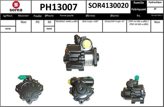 SNRA PH13007 - Hidraulična pumpa, upravljanje www.molydon.hr