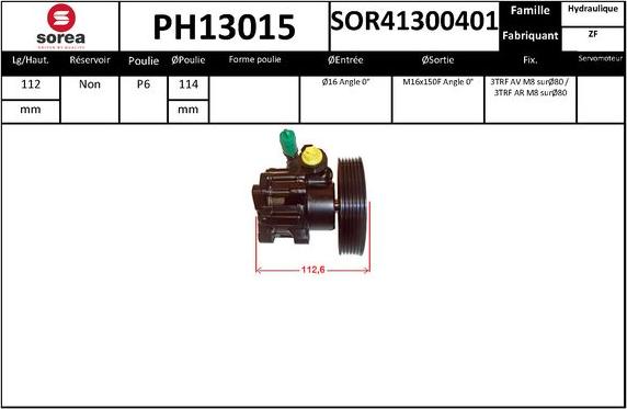 SNRA PH13015 - Hidraulična pumpa, upravljanje www.molydon.hr