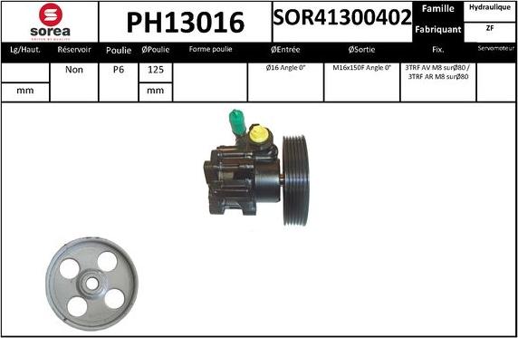 SNRA PH13016 - Hidraulična pumpa, upravljanje www.molydon.hr