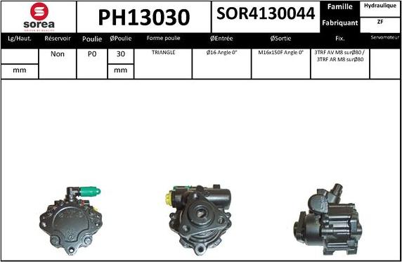 SNRA PH13030 - Hidraulična pumpa, upravljanje www.molydon.hr