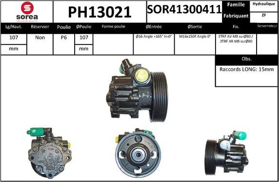 SNRA PH13021 - Hidraulična pumpa, upravljanje www.molydon.hr