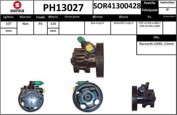 SNRA PH13027 - Hidraulična pumpa, upravljanje www.molydon.hr