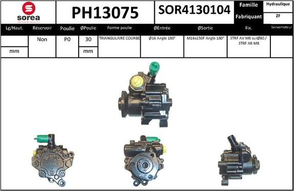 SNRA PH13075 - Hidraulična pumpa, upravljanje www.molydon.hr