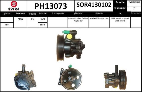 SNRA PH13073 - Hidraulična pumpa, upravljanje www.molydon.hr