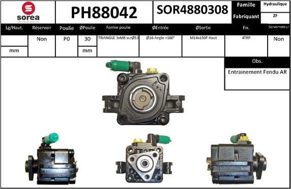 SNRA PH88042 - Hidraulična pumpa, upravljanje www.molydon.hr