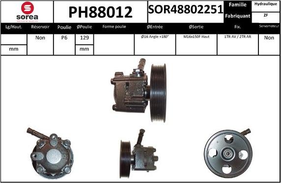 SNRA PH88012 - Hidraulična pumpa, upravljanje www.molydon.hr