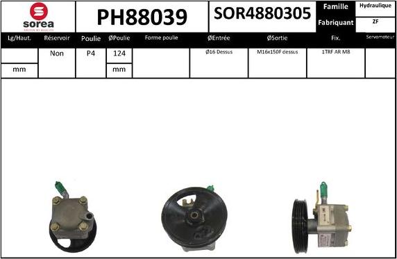 SNRA PH88039 - Hidraulična pumpa, upravljanje www.molydon.hr