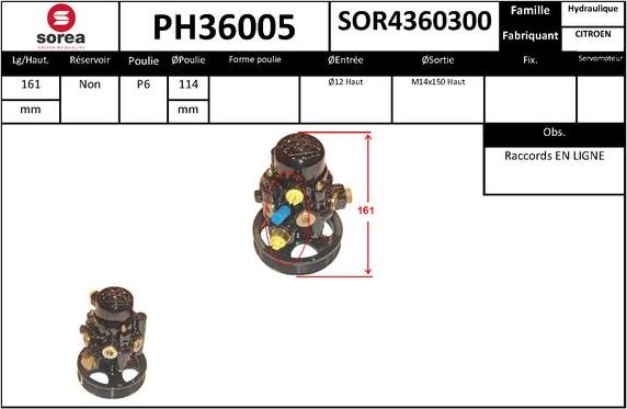 SNRA PH36005 - Hidraulična pumpa, upravljanje www.molydon.hr