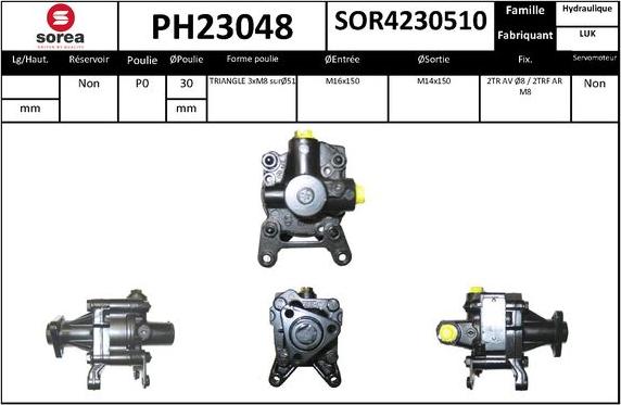 SNRA PH23048 - Hidraulična pumpa, upravljanje www.molydon.hr