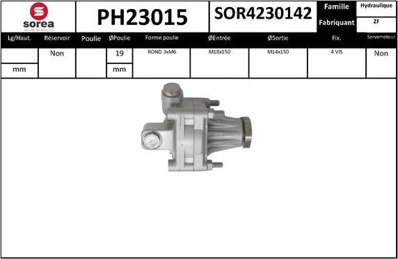 SNRA PH23015 - Hidraulična pumpa, upravljanje www.molydon.hr