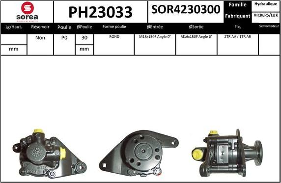 SNRA PH23033 - Hidraulična pumpa, upravljanje www.molydon.hr