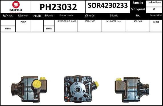 SNRA PH23032 - Hidraulična pumpa, upravljanje www.molydon.hr