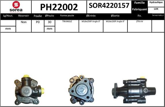 SNRA PH22002 - Hidraulična pumpa, upravljanje www.molydon.hr