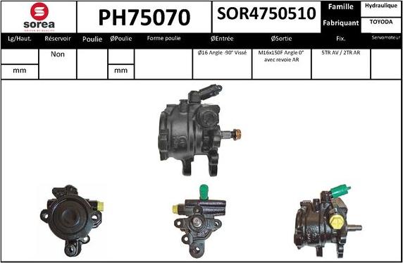 SNRA PH75070 - Hidraulična pumpa, upravljanje www.molydon.hr