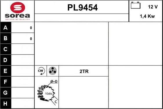 SNRA PL9454 - Starter www.molydon.hr