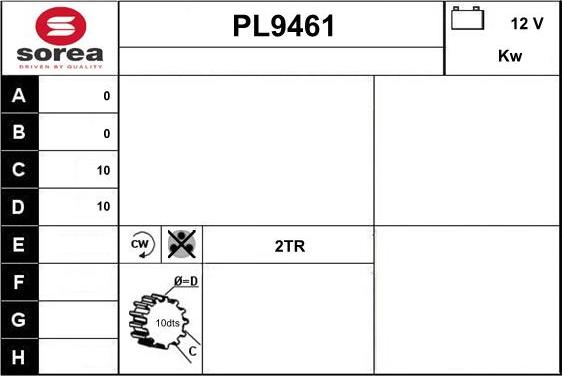 SNRA PL9461 - Starter www.molydon.hr