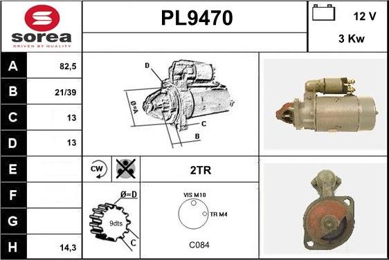 SNRA PL9470 - Starter www.molydon.hr