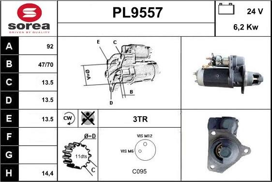 SNRA PL9557 - Starter www.molydon.hr