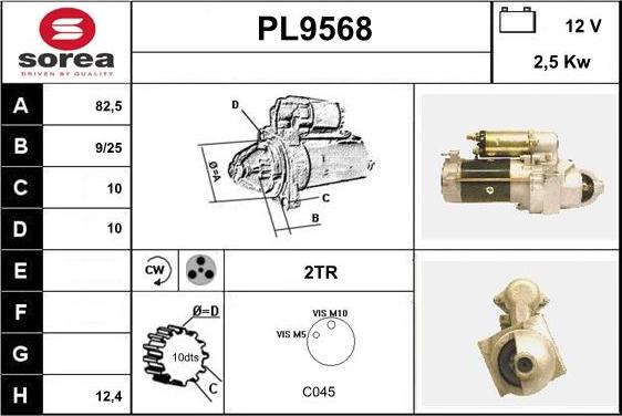 SNRA PL9568 - Starter www.molydon.hr