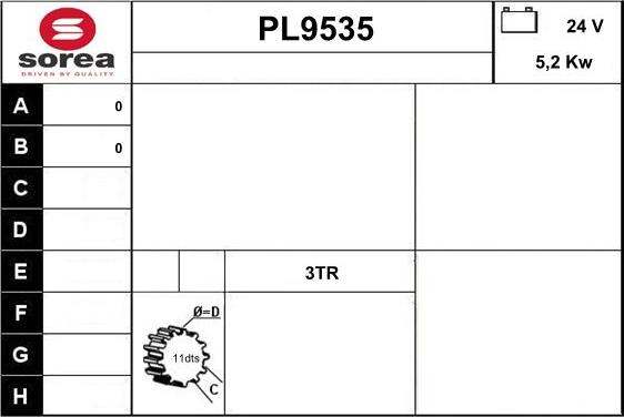 SNRA PL9535 - Starter www.molydon.hr