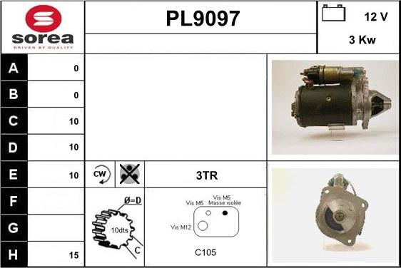 SNRA PL9097 - Starter www.molydon.hr