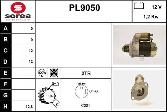 SNRA PL9050 - Starter www.molydon.hr