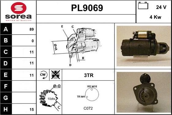 SNRA PL9069 - Starter www.molydon.hr