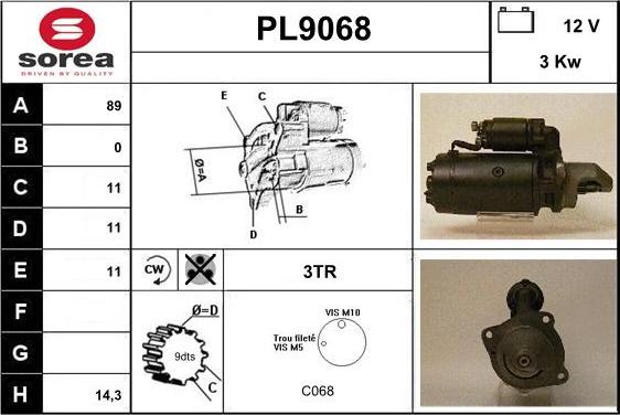 SNRA PL9068 - Starter www.molydon.hr