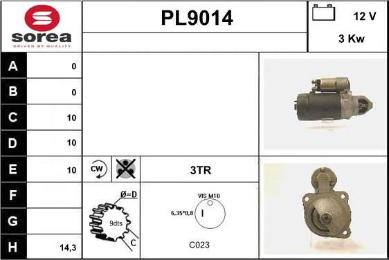 SNRA PL9014 - Starter www.molydon.hr