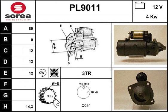 SNRA PL9011 - Starter www.molydon.hr