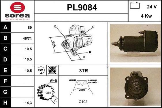 SNRA PL9084 - Starter www.molydon.hr